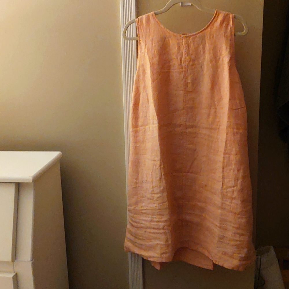 J. Crew linen sleeveless dress